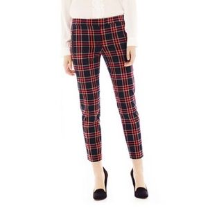 Joe Fresh Tartan Plaid Cropped Pants 12